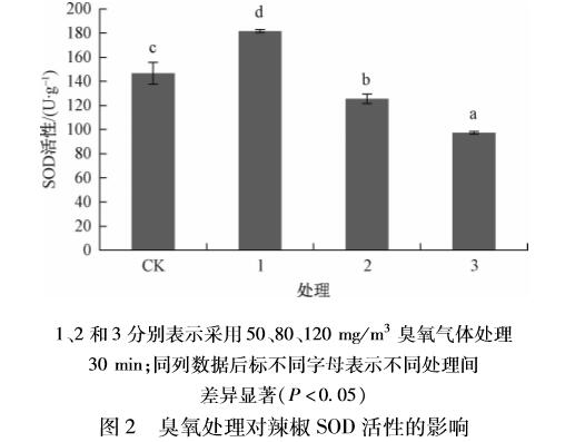 臭氧對辣椒種子萌發(fā)及生理指標的影響